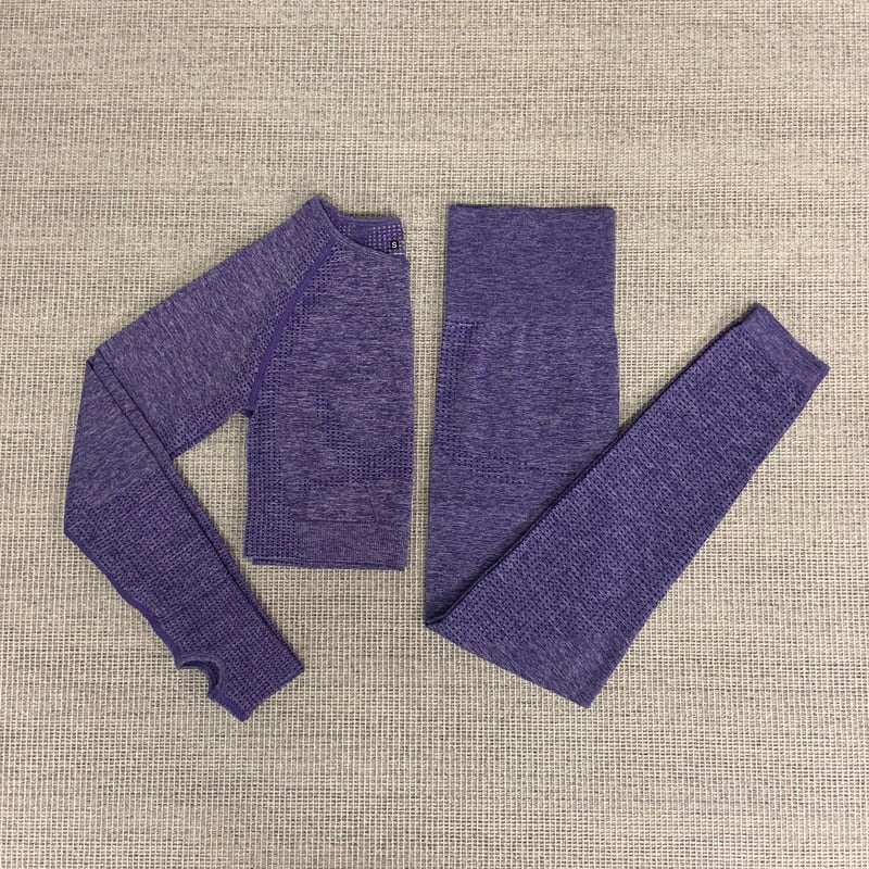 Nahtlose frauen yoga fitness sport anzüge Gym Kleidung frauen Fitness Sport Yoga Yoga Sport Bh + Leggings shorts + kurze ärmel