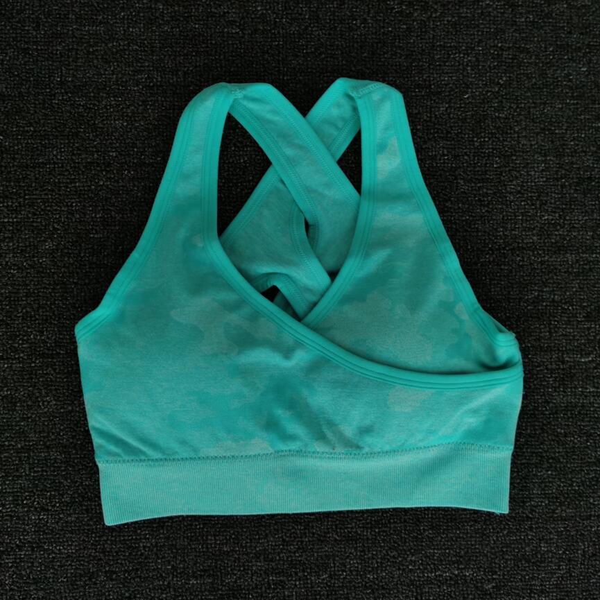 Newest Yoga Set Women Seamless Camouflage Tops/Pants Fitness Sports Bra High Waist GYM leggings  Camo Fitness Suit Workout Sets