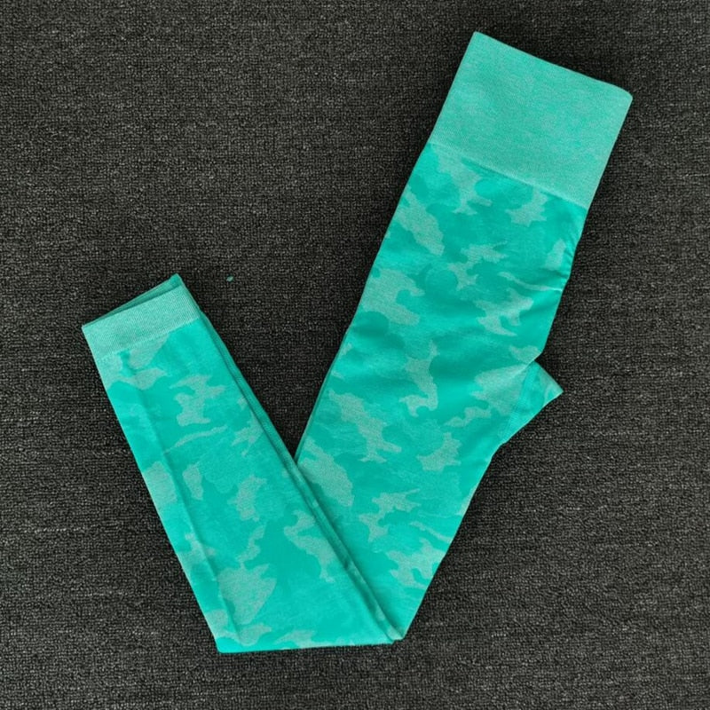 Newest Yoga Set Women Seamless Camouflage Tops/Pants Fitness Sports Bra High Waist GYM leggings  Camo Fitness Suit Workout Sets