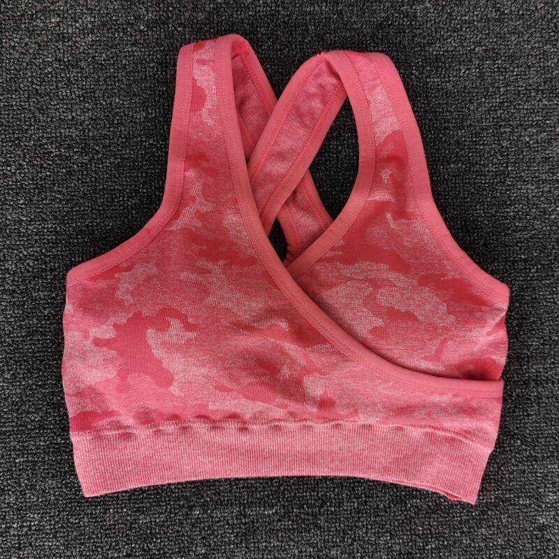 Newest Yoga Set Women Seamless Camouflage Tops/Pants Fitness Sports Bra High Waist GYM leggings  Camo Fitness Suit Workout Sets