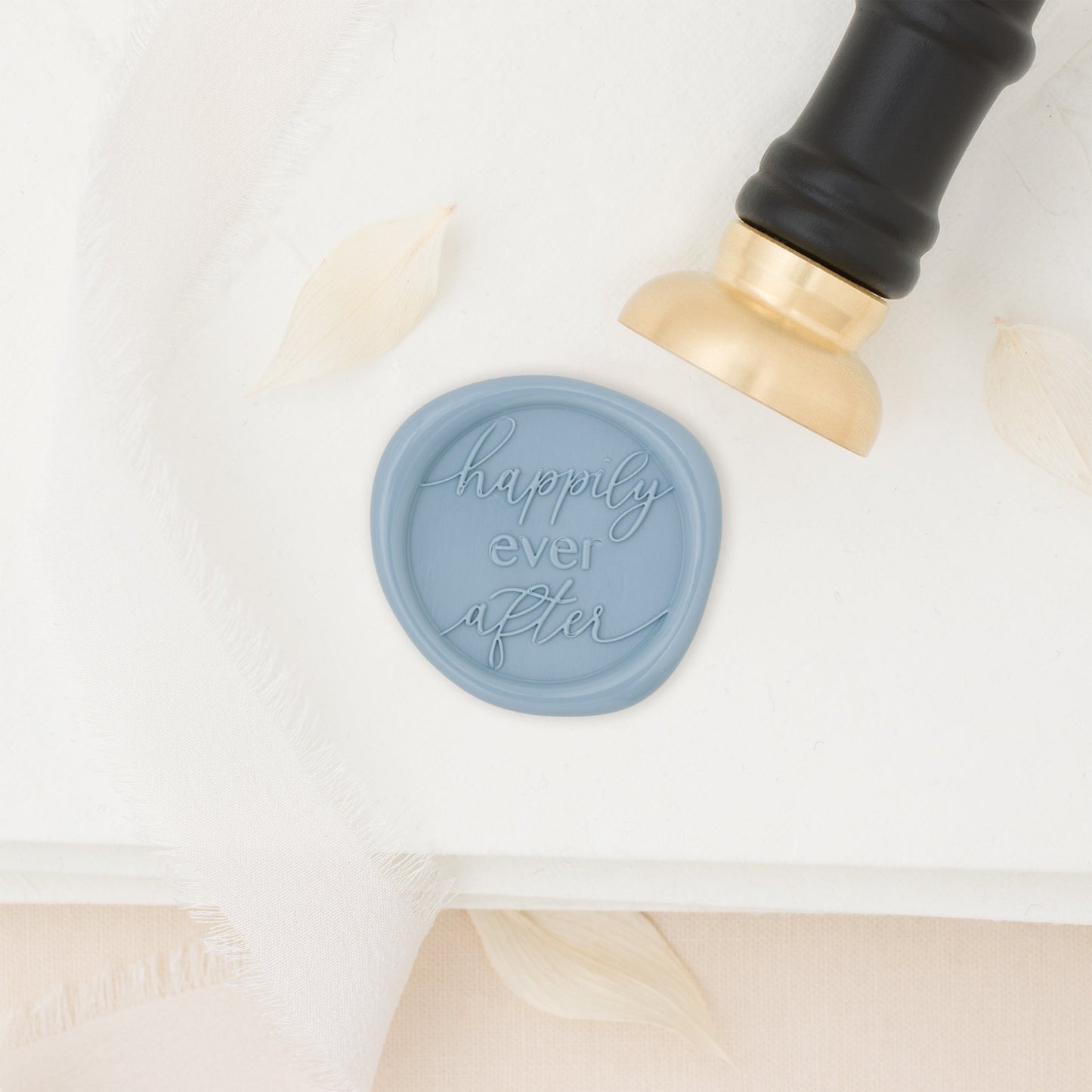 Happily Ever After Script Wax Stamp