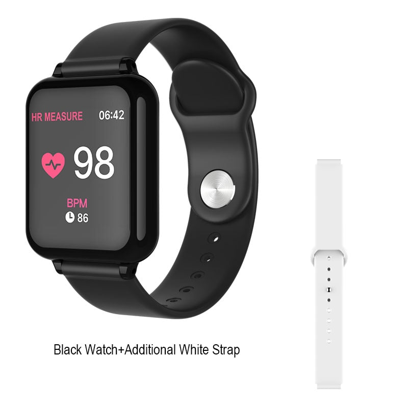 VERYFiTEK B57 Smart Watch Blood Pressure Oxygen Fitness Bracelet Watch Heart Rate Monitor IP67 Men Women Sport Smartwatch B57