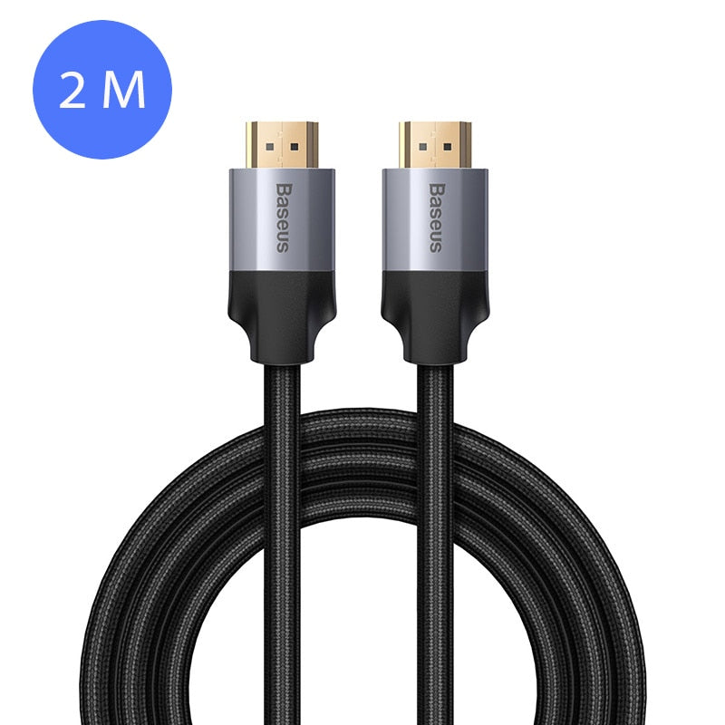 Baseus HDMI-kompatibel Kabel 4K 60HZ 4K HD zu 4K HD verlängerung Splitter Kabel für TV Schalter Projektor Laptop Büro Video Kabel