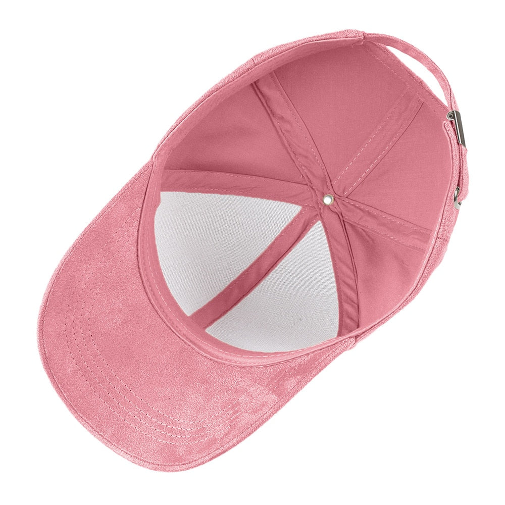 फैशन ब्रांड स्नैपबैक बेसबॉल कैप महिला गोर्रा कैप स्ट्रीट हिप हॉप कैप्स साबर हैट्स फॉर लेडीज ब्लैक ग्रे बेसबॉल कैप