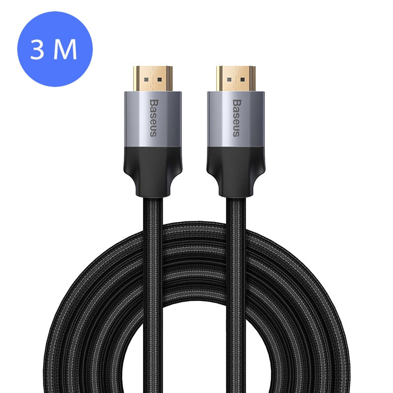 Baseus HDMI-kompatibel Kabel 4K 60HZ 4K HD zu 4K HD verlängerung Splitter Kabel für TV Schalter Projektor Laptop Büro Video Kabel