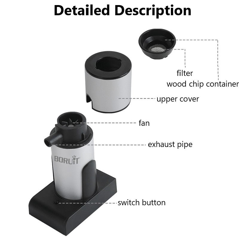 Lebensmittel Kaltrauch Generator Tragbare Molekulare Küche Raucher Fleisch Brennen Kochen Für BBQ Grill Rauch Infuse Küche Produkte