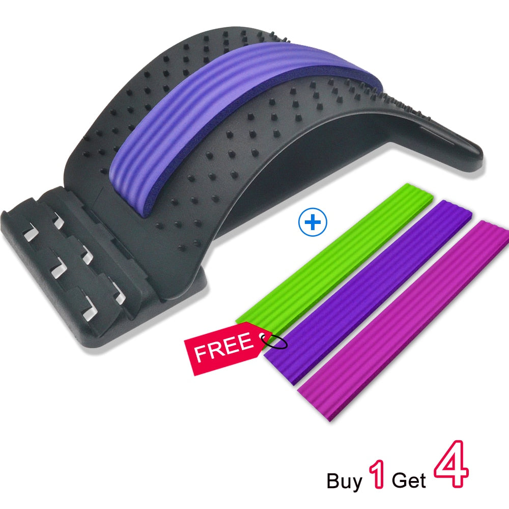 Rückenmassagegerät, Bahre, Unterstützung der Wirbelsäule, Schmerzlinderung, Chiropraktik, Lendenwirbelentlastung, Rückenstrecker, Fitness-Massagegerät