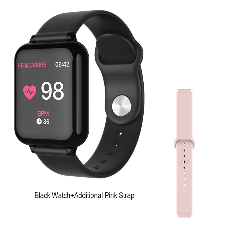 VERYFiTEK B57 Smart Watch Blood Pressure Oxygen Fitness Bracelet Watch Heart Rate Monitor IP67 Men Women Sport Smartwatch B57