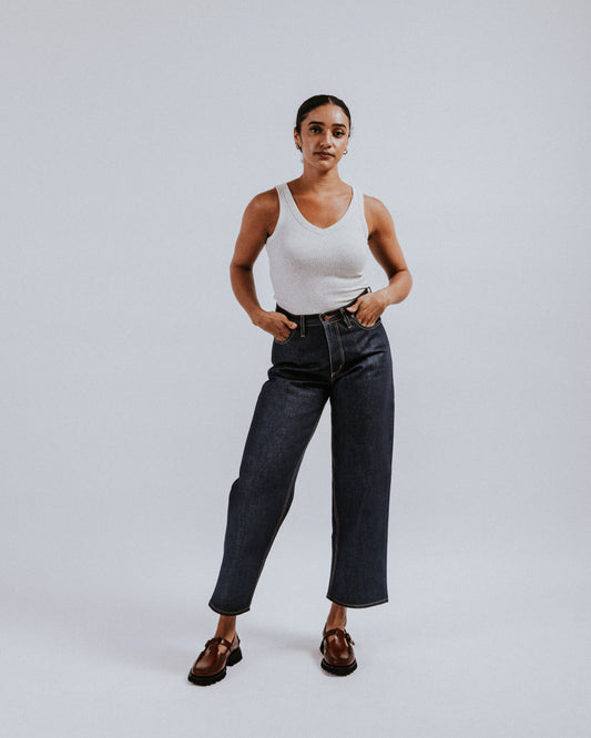 The Edith - Indigo Denim.