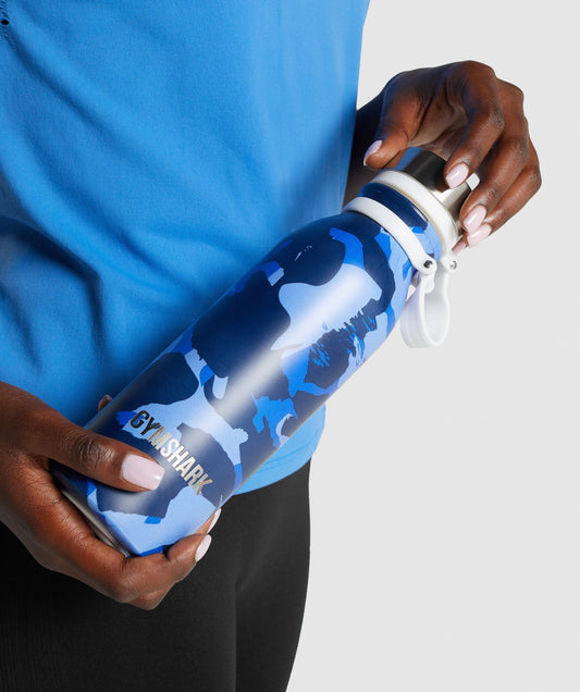 Gymshark Hot Cold Flasche - Marine