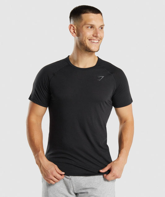 Gymshark Hyper Power T-Shirt - Black