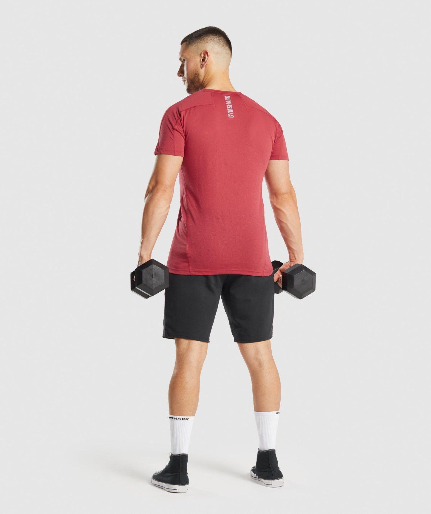 Gymshark Hyper Power T-Shirt - Red