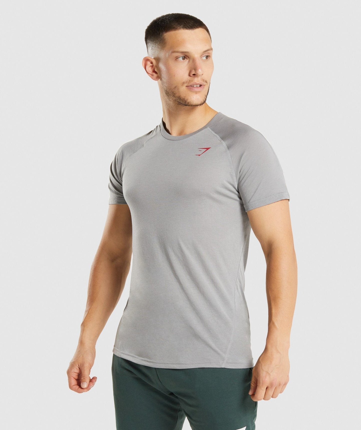 Gymshark Hyper Power T-shirt - Smokey Grey