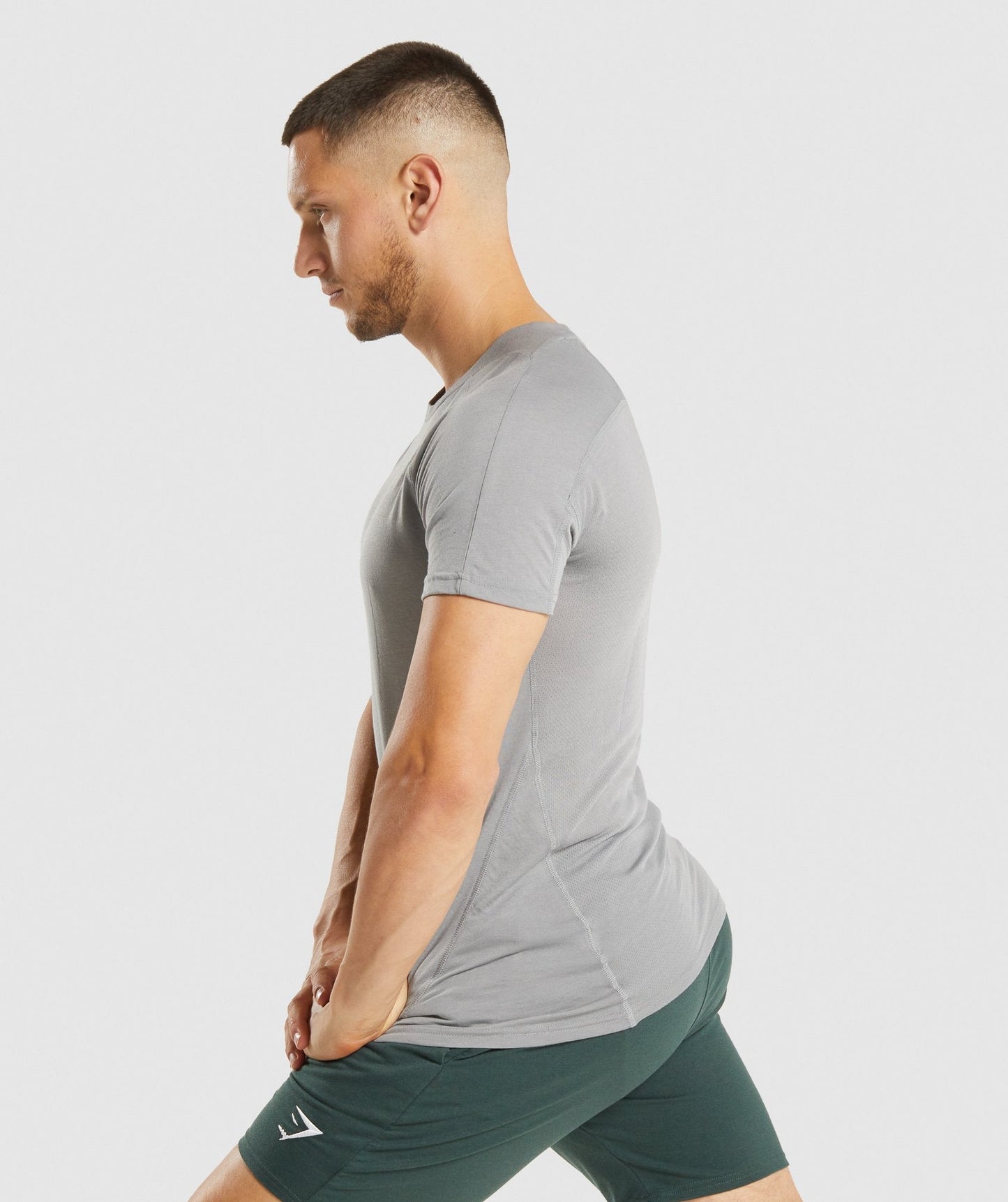 Gymshark Hyper Power T-shirt - Smokey Grey