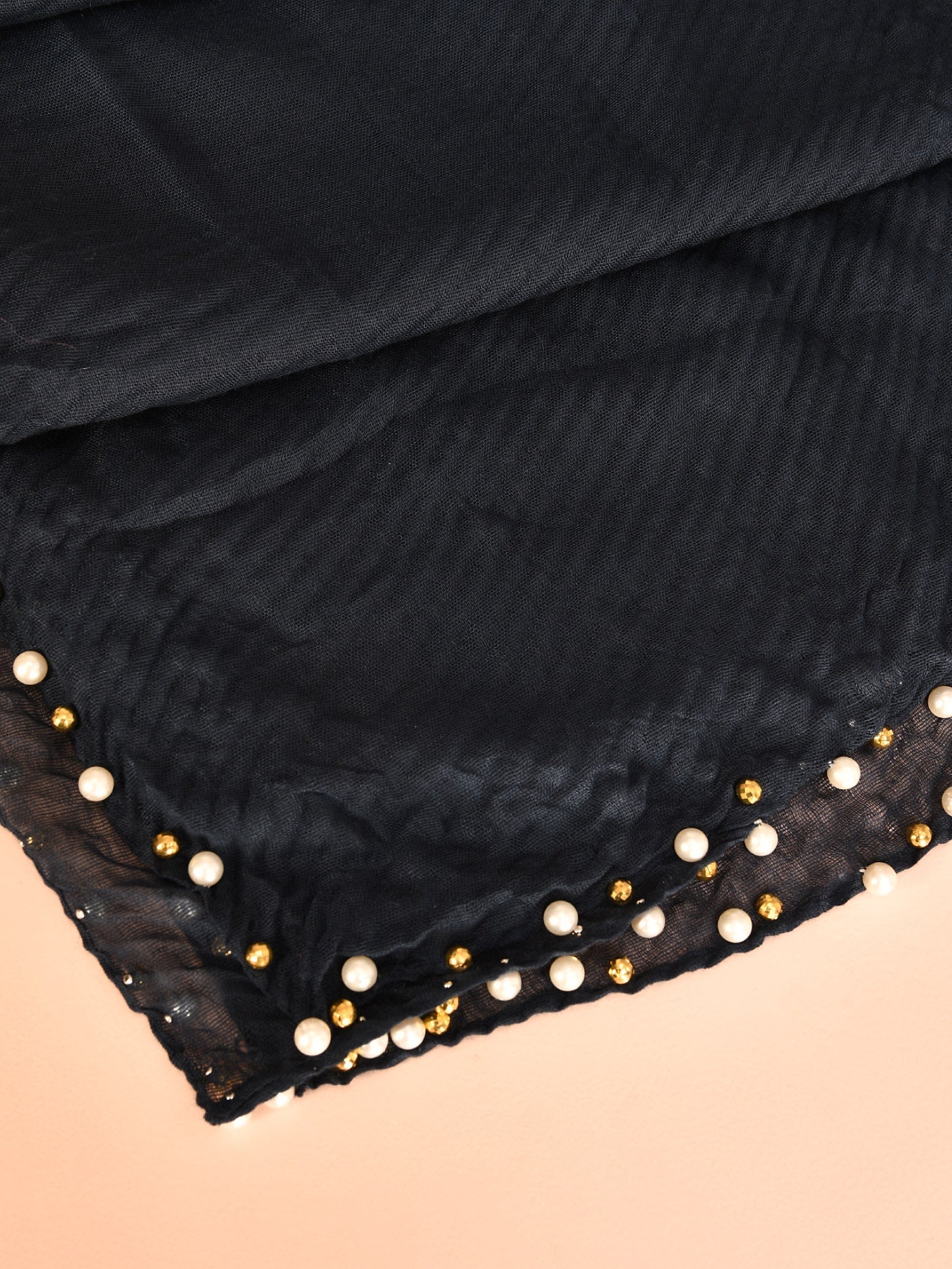 विस्कोस मोती कुचल दुपट्टा