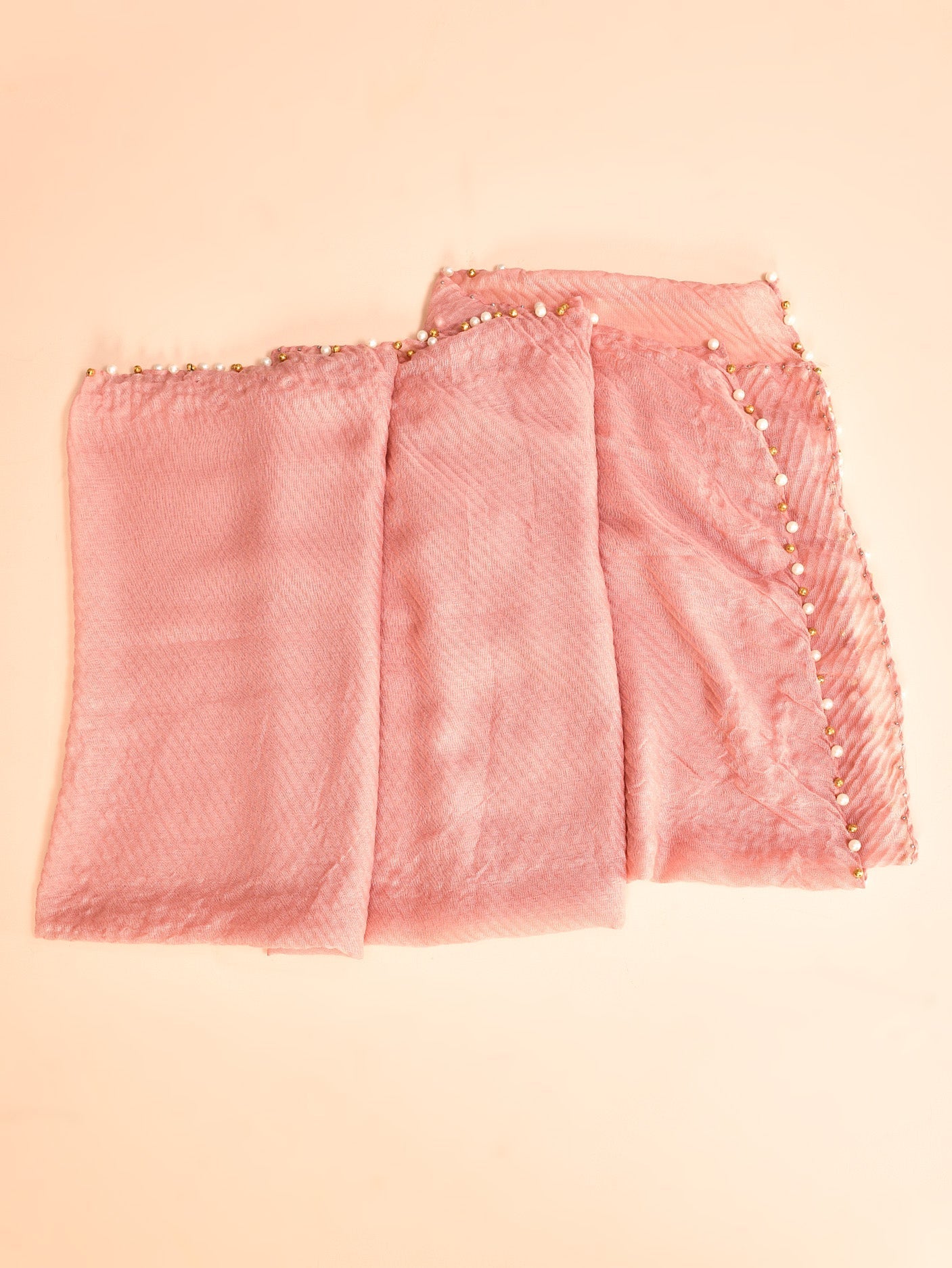 विस्कोस मोती कुचल दुपट्टा