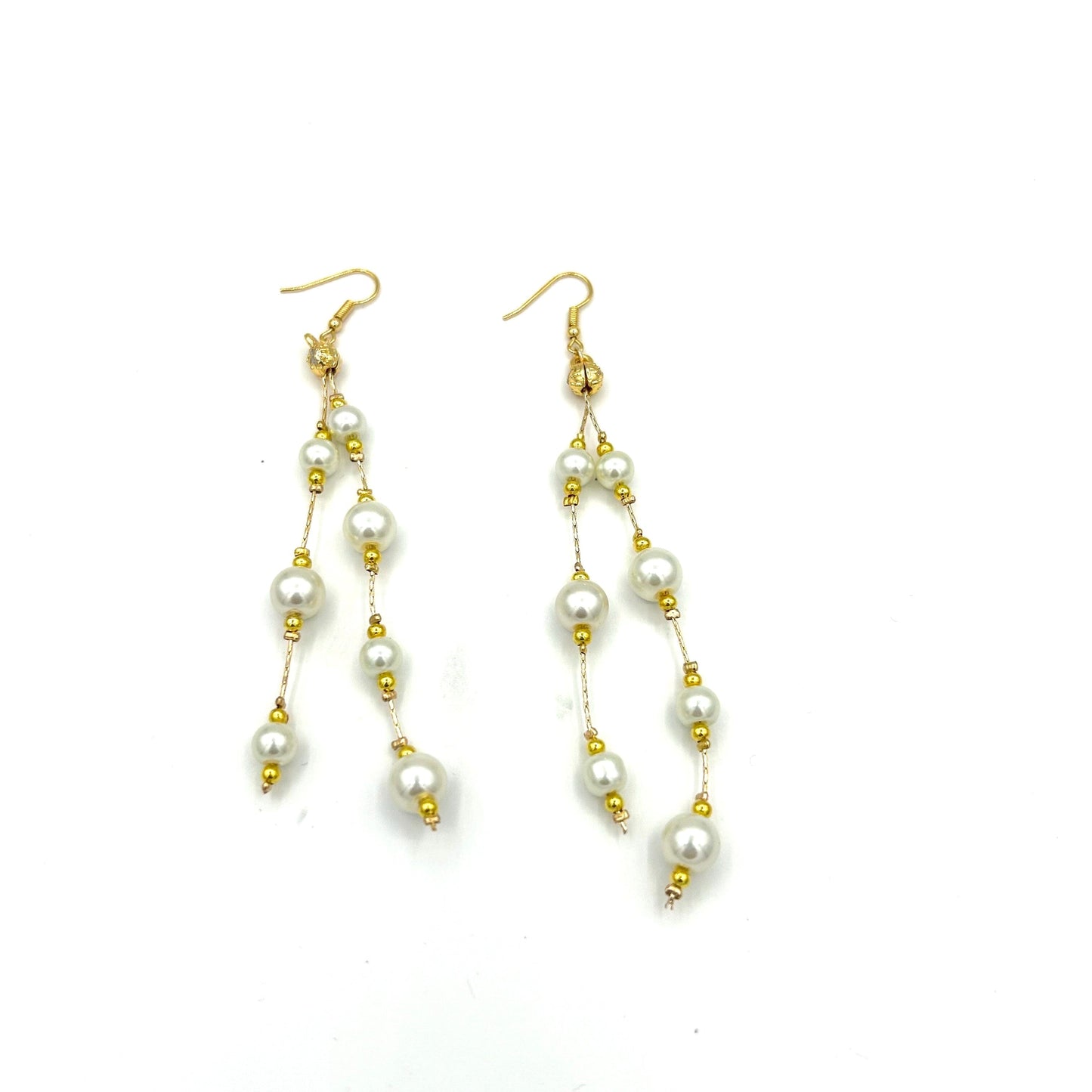 Long Pearl Earrings