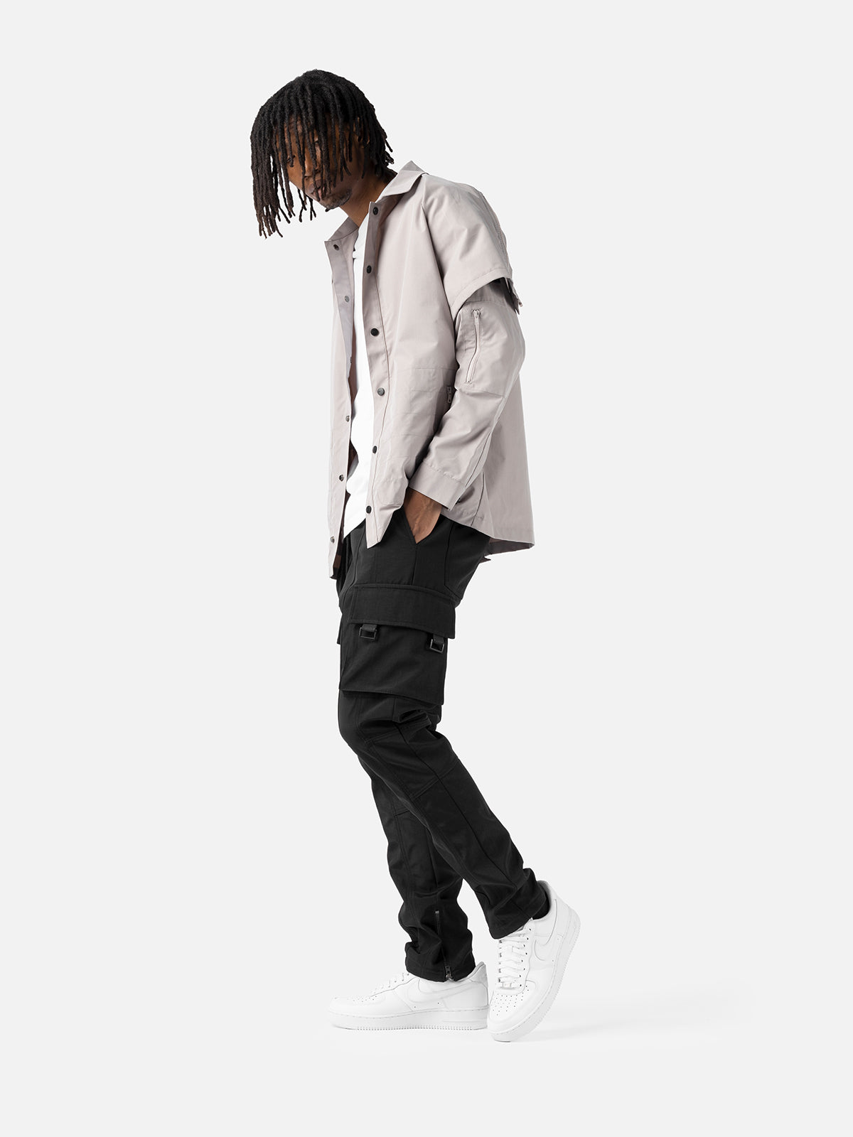 डबल प्लैकेट शर्ट जैकेट 