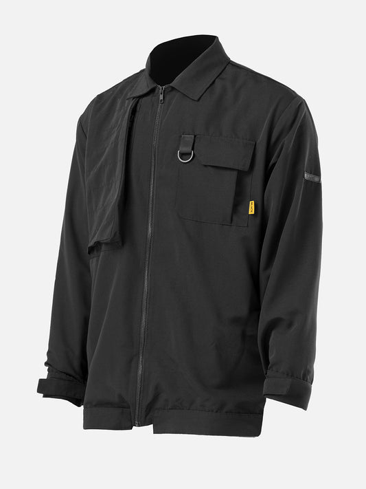 Zip Up Shirt Jacket