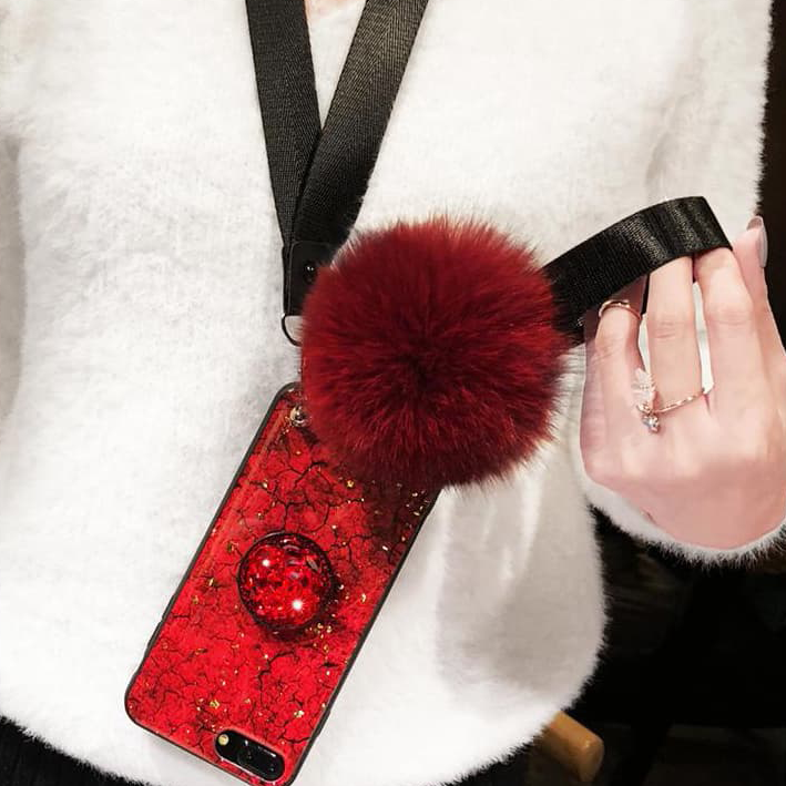 हेयर बॉल एयरबैग ब्रैकेट फोन केस