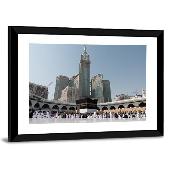 Kaaba At Daytime Canvas Wall Art-3 Horizontal-Gallery Wrap-25" x 16"-Tiaracle