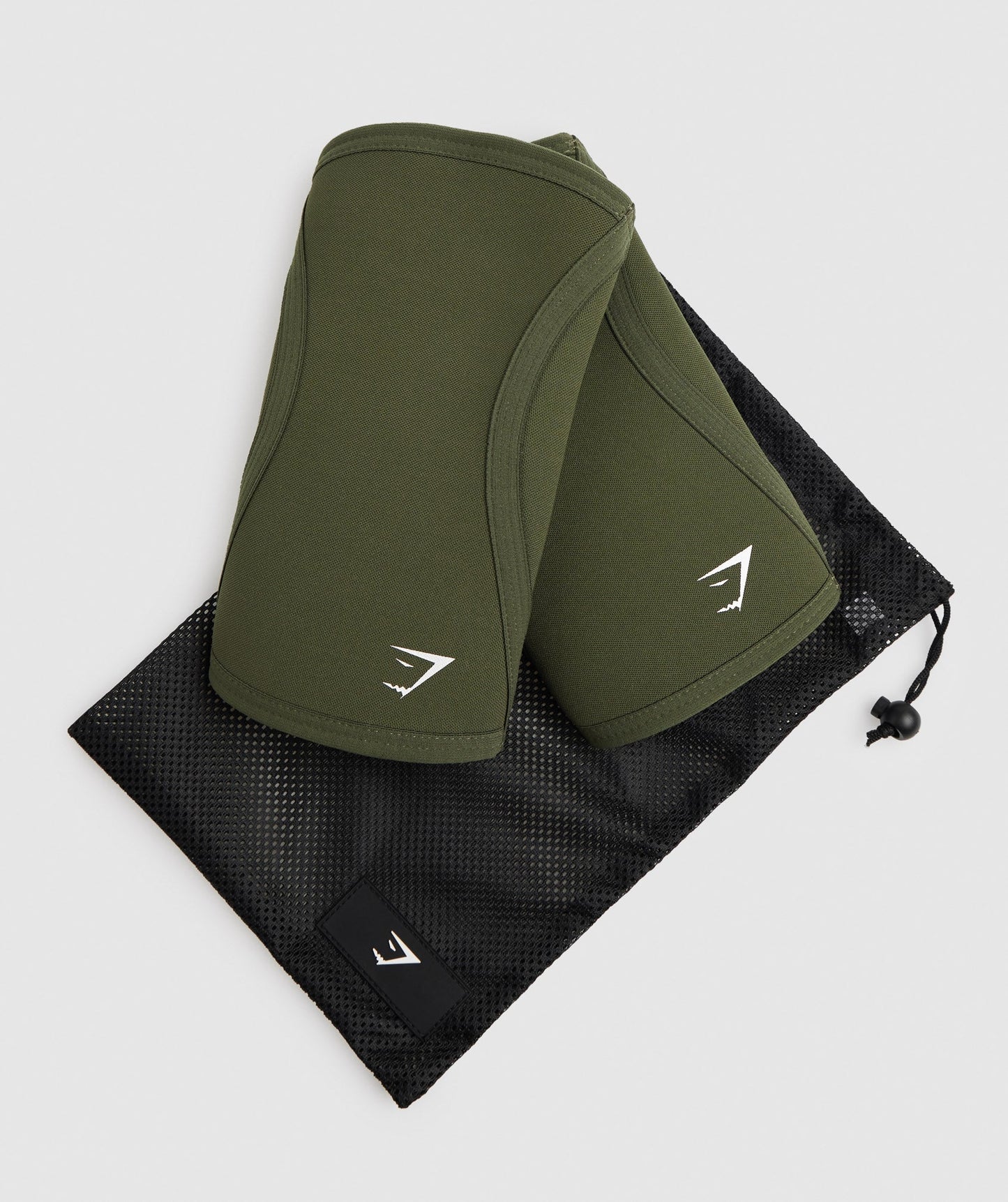 Gymshark Knee Sleeves 5mm - Olive Green