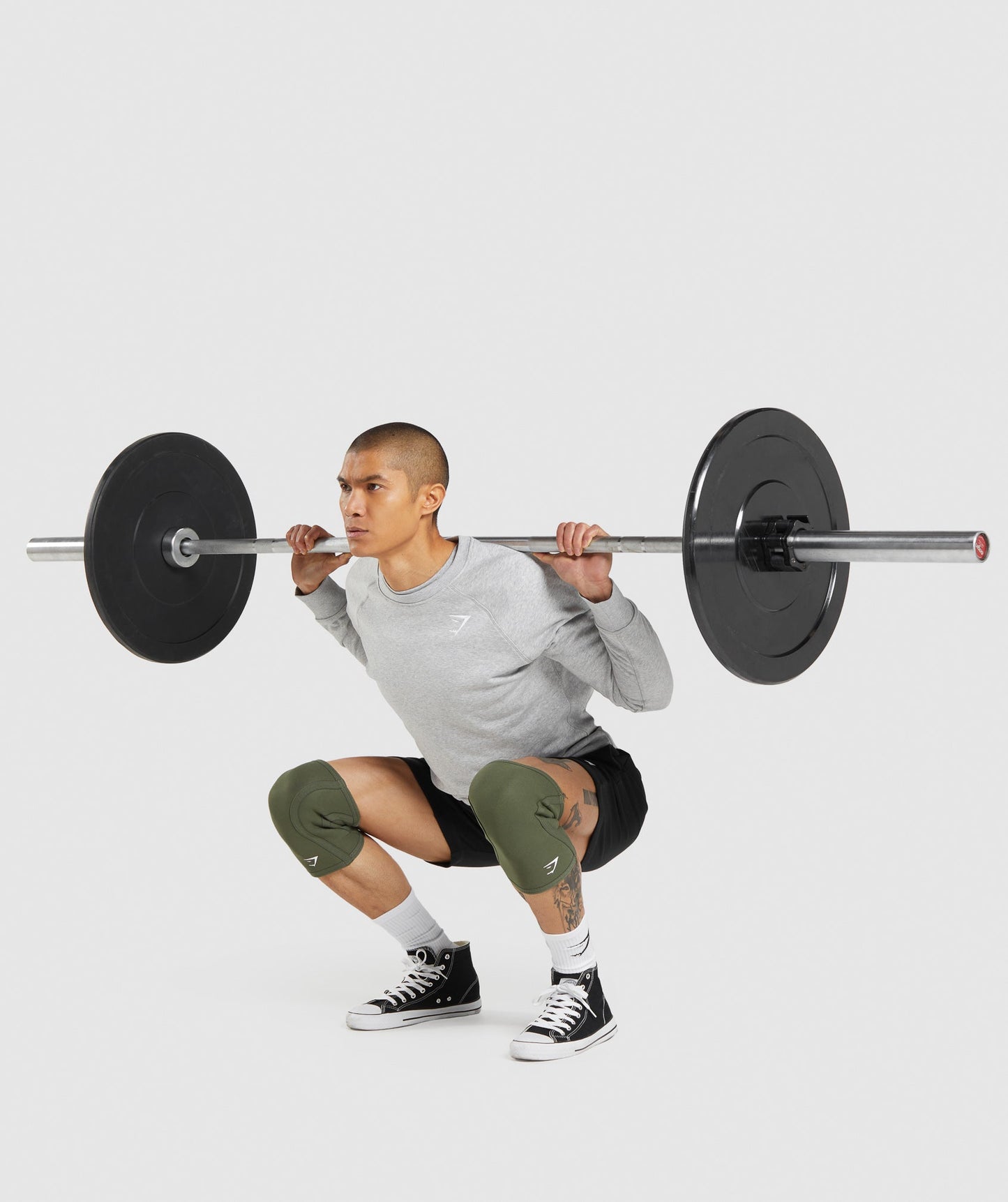 Gymshark Knee Sleeves 5mm - Olive Green