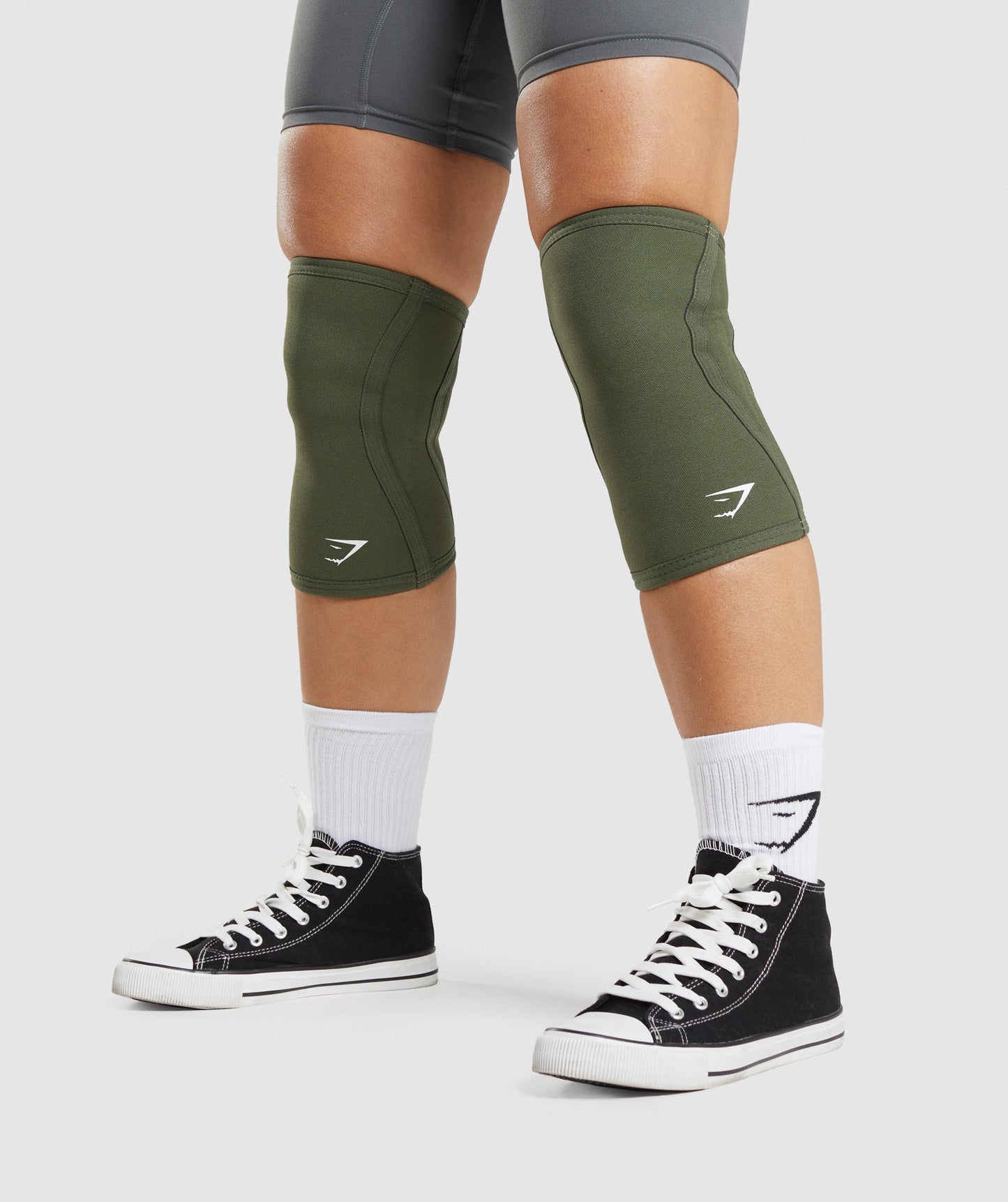 Gymshark Knee Sleeves 5mm - Olive Green