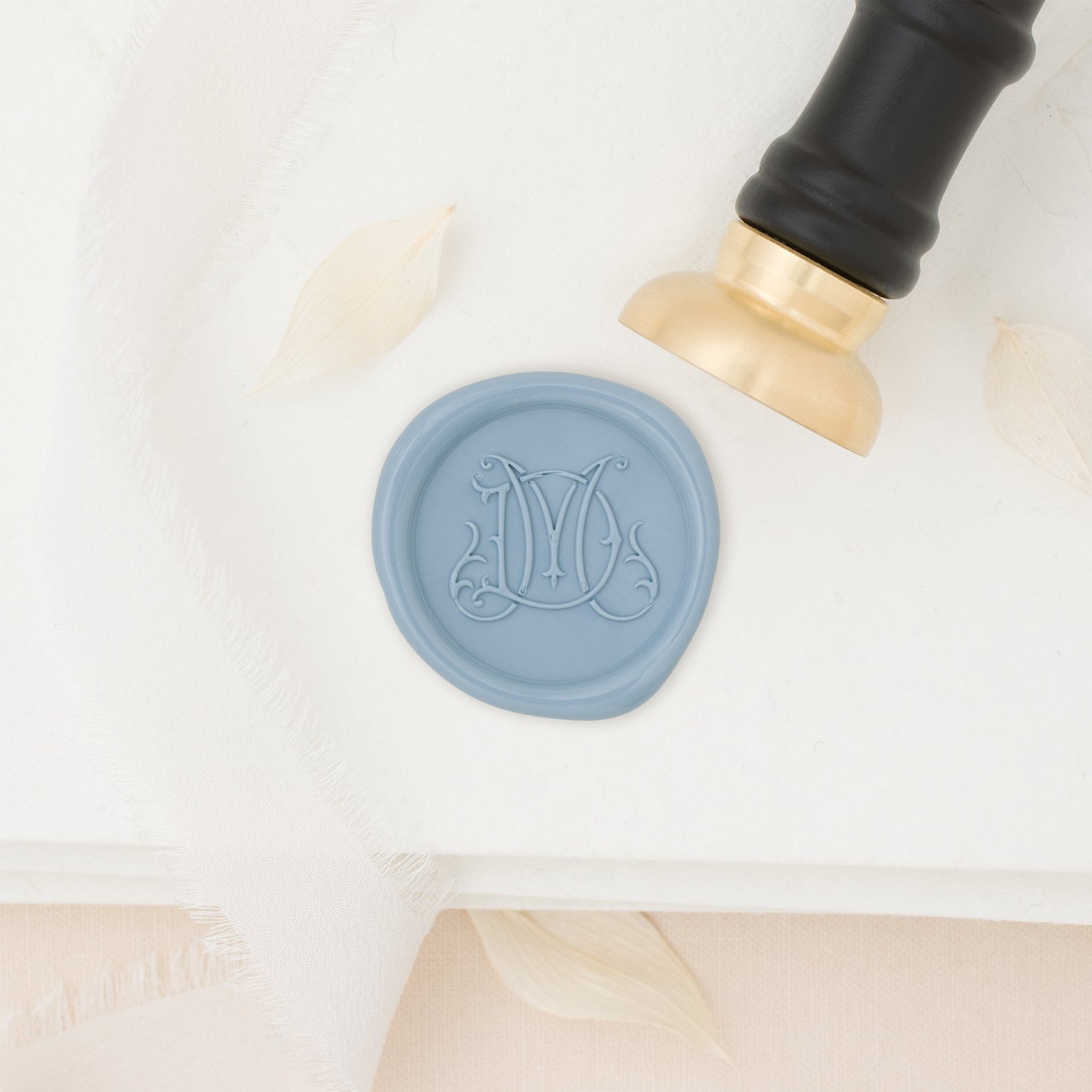 Leighton Monogram Wax Stamp