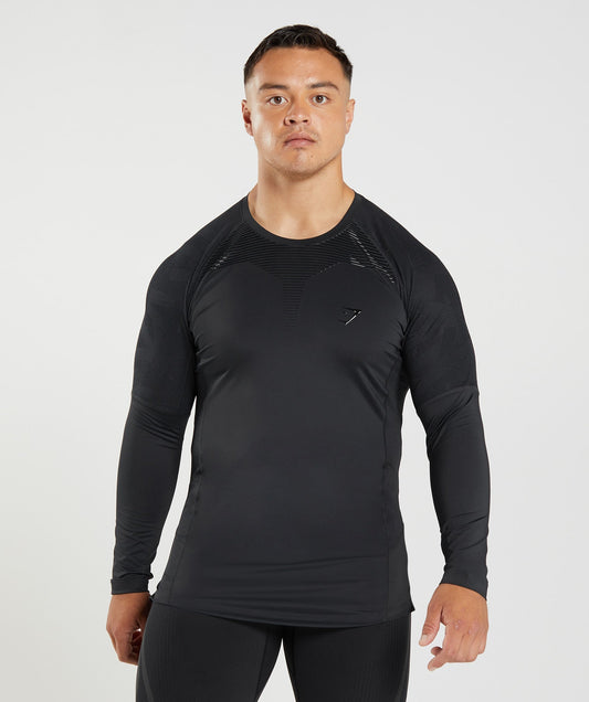 Gymshark 315 Long Sleeve T-Shirt - Black