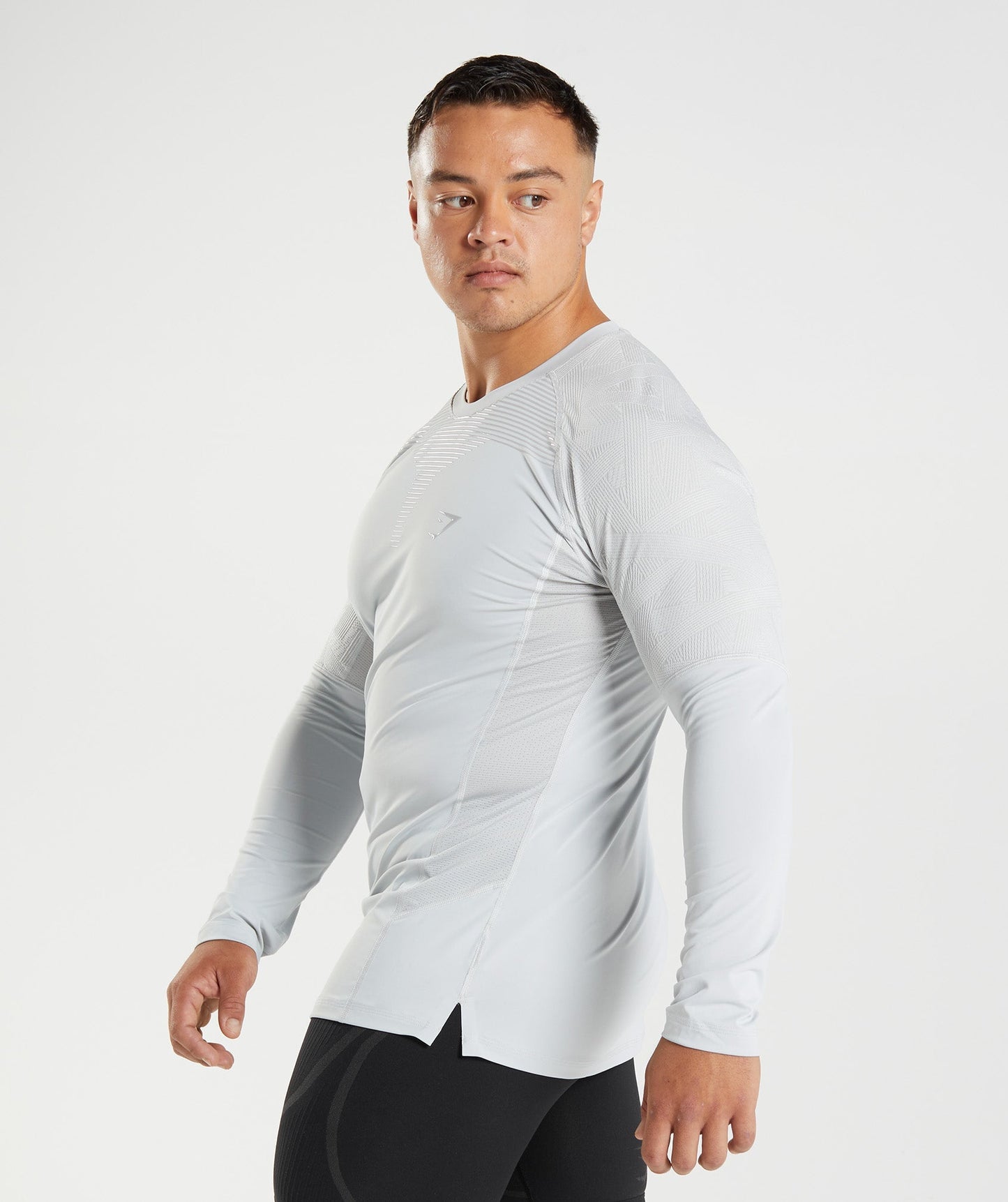 Gymshark 315 Long Sleeve T-Shirt - Light Grey