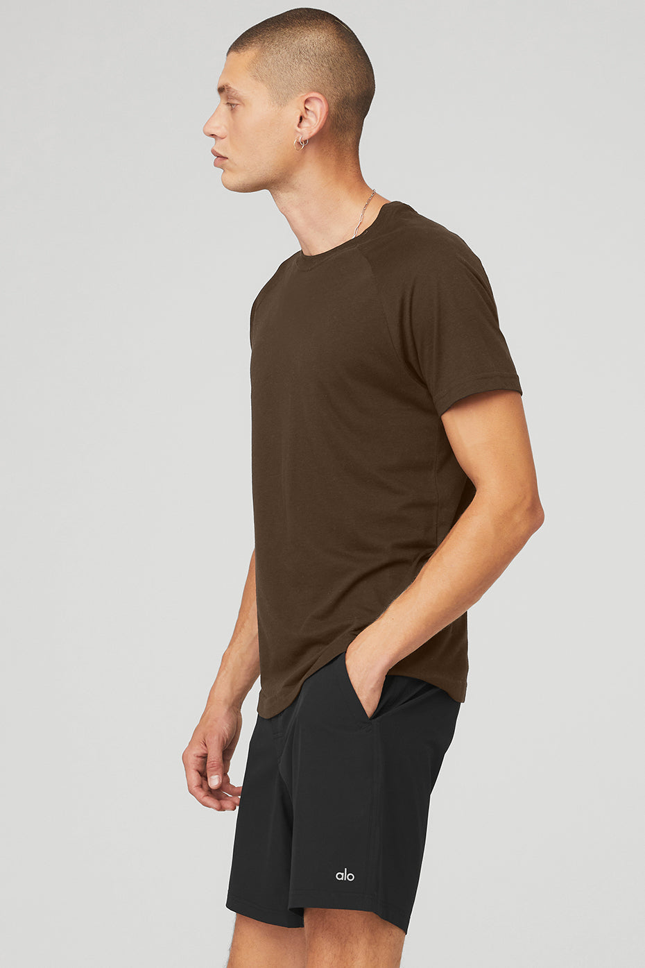 The Triumph Crew Neck Tee - Espresso