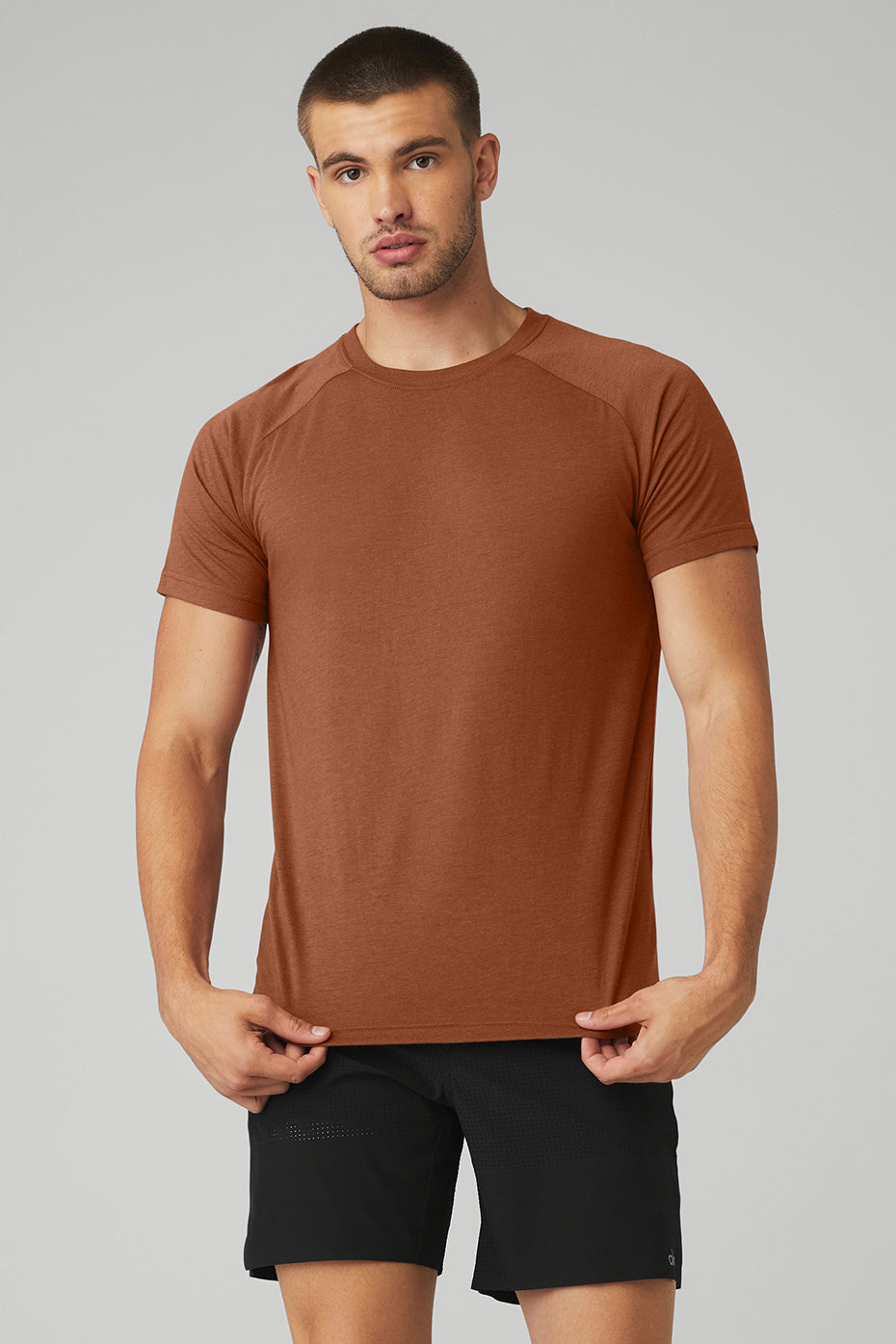 The Triumph Crew Neck Tee - Rust
