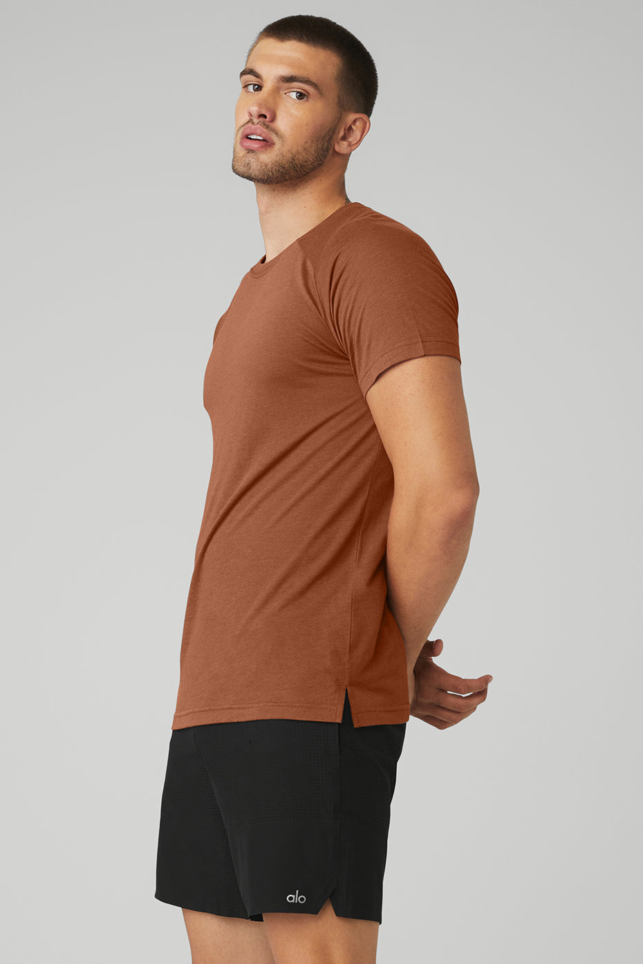 The Triumph Crew Neck Tee - Rust