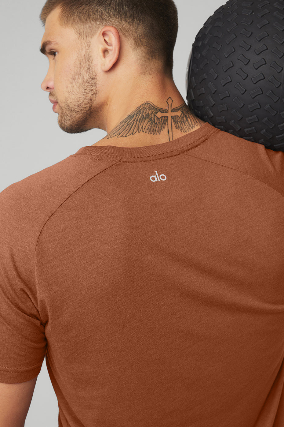 The Triumph Crew Neck Tee - Rust