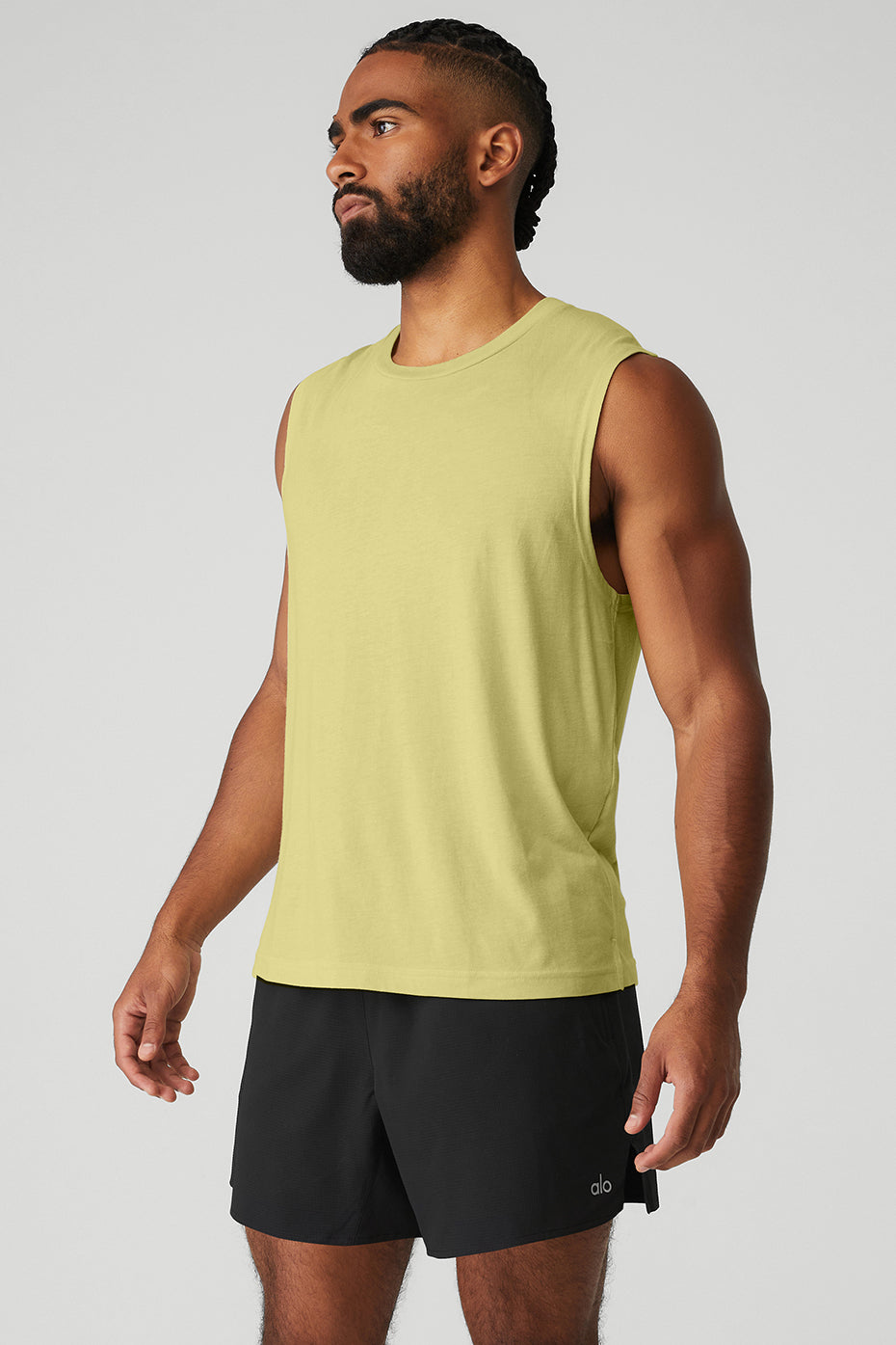 The Triumph Muscle Tank - Dusty Yellow
