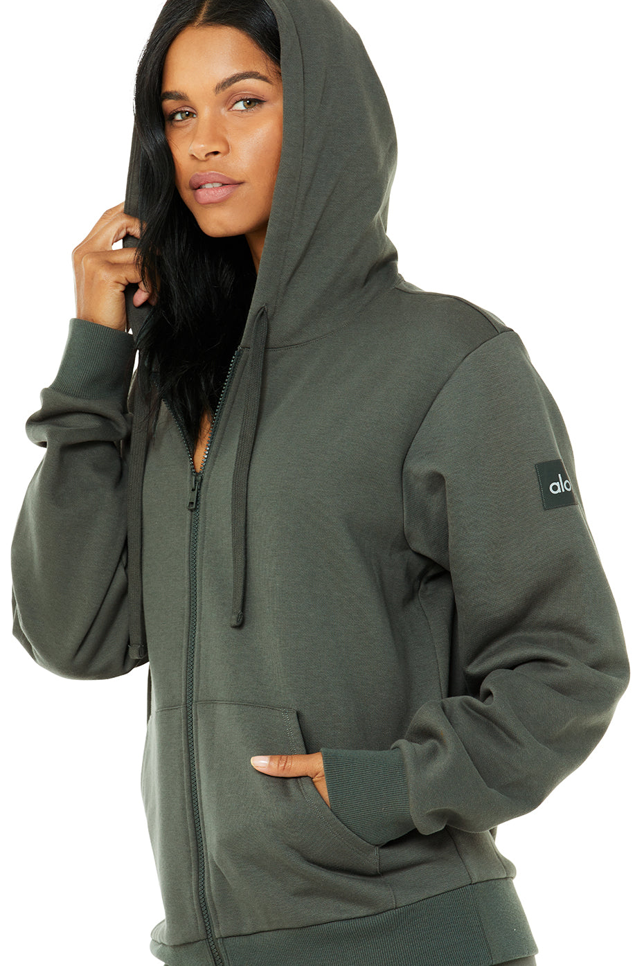 Everyday Full Zip Hoodie - Dark Cactus
