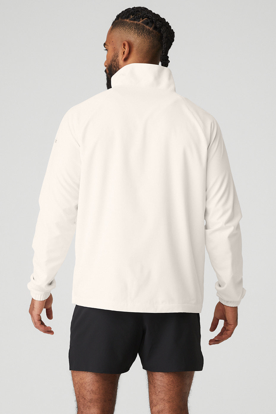 Ripstop 1/4 Zip On-Set Jacket - Ivory