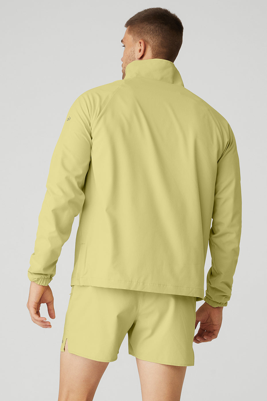 Ripstop 1/4 Zip On-Set Jacket - Dusty Yellow