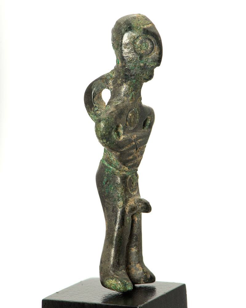 Eine Ithyphallische Bronzefigur eines Mannes aus Luristan, ca. 2. Jahrtausend v. Chr.