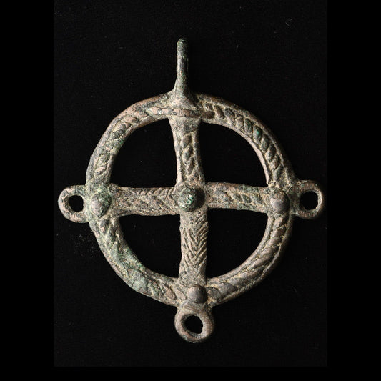 Ein seltener bronzener hethitischer Pferde-/Sattlerring, ca. 1400 v. Chr.