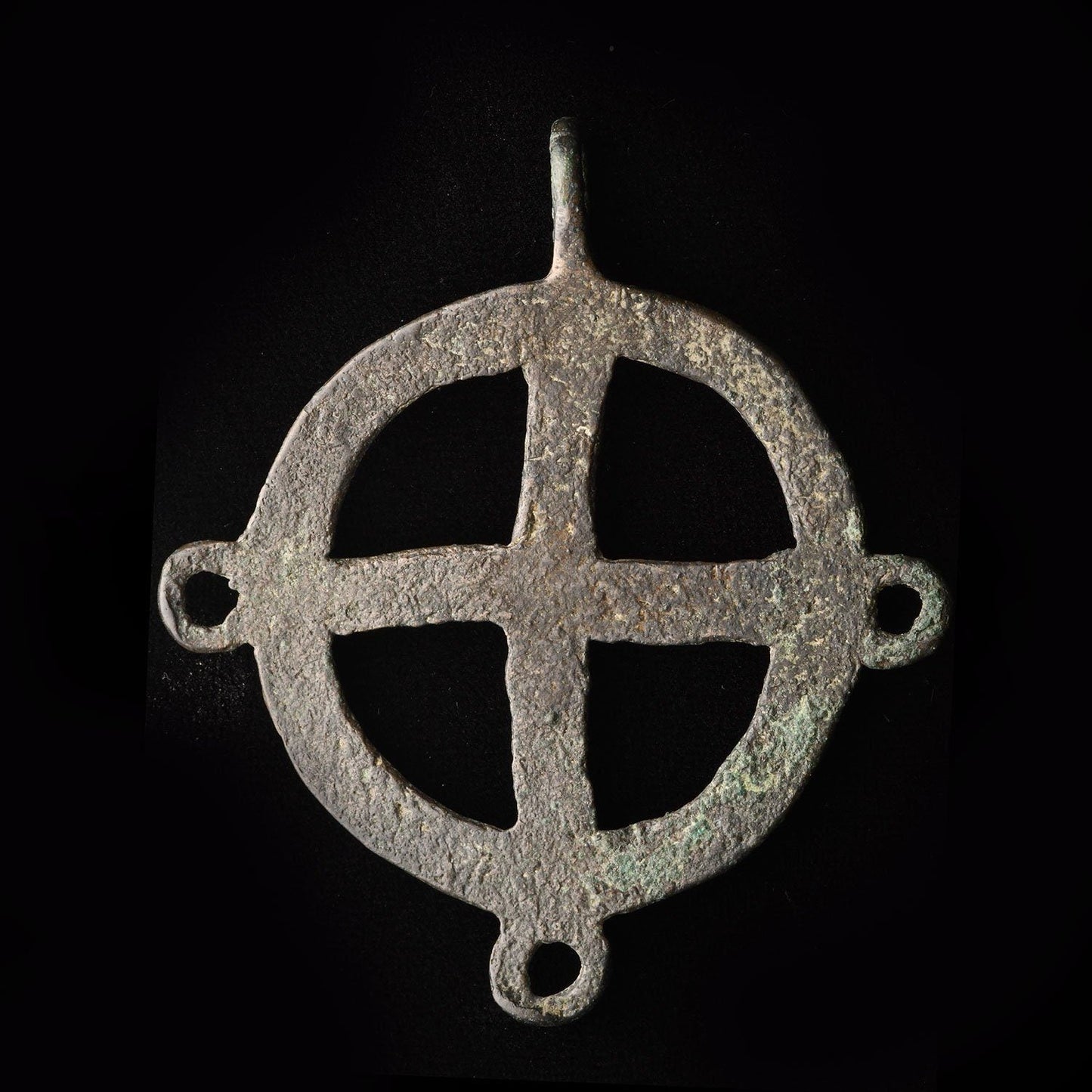 Ein seltener bronzener hethitischer Pferde-/Sattlerring, ca. 1400 v. Chr.