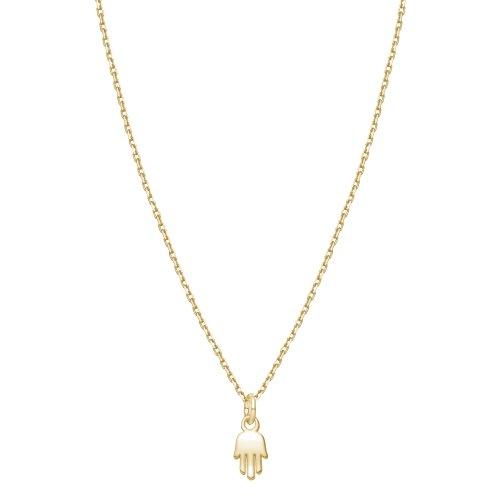 Mini Hamsa Charm in 14k Gold