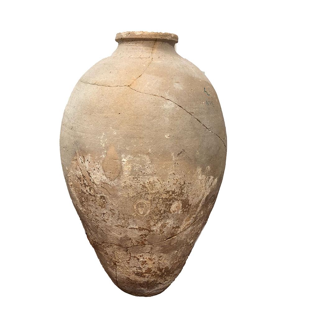 Ein großes kanaanitisches Terrakotta-Pithos, Eisenzeit I-II, ca. 1400 - 800 v. Chr.