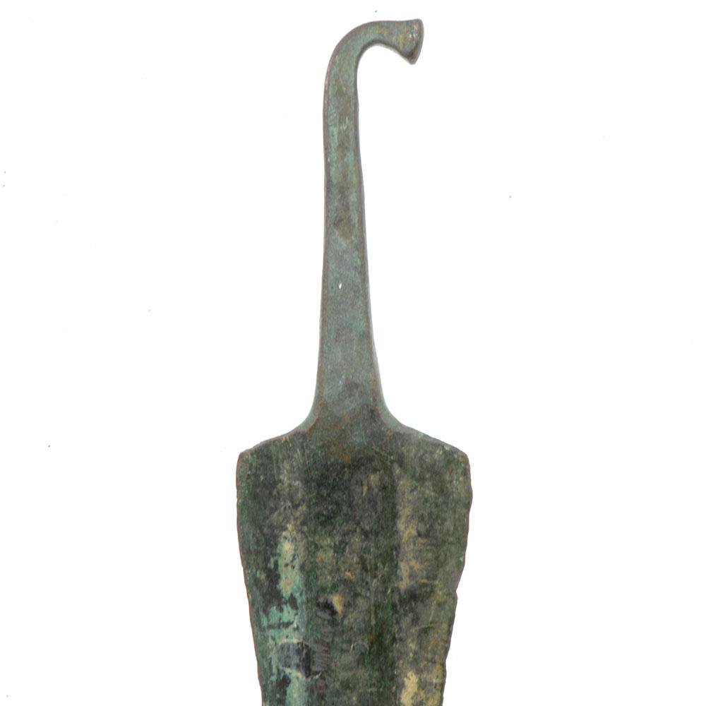 Eine Luristan-Bronze-Speerspitze, ca. 1200 - 800 v. Chr.