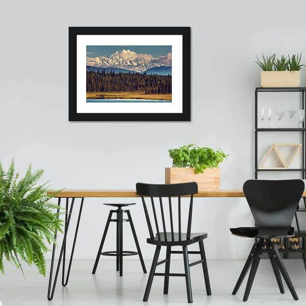 McKinley Peak Canvas Wall Art-3 Horizontal-Gallery Wrap-25" x 16"-Tiaracle