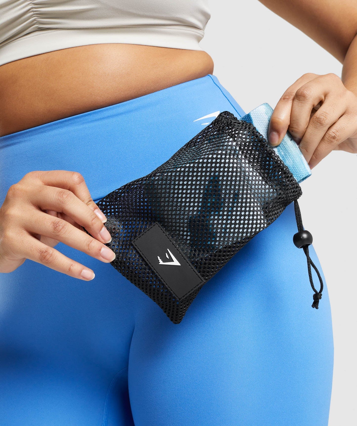 Gymshark Medium Resistance Band - Blue Print