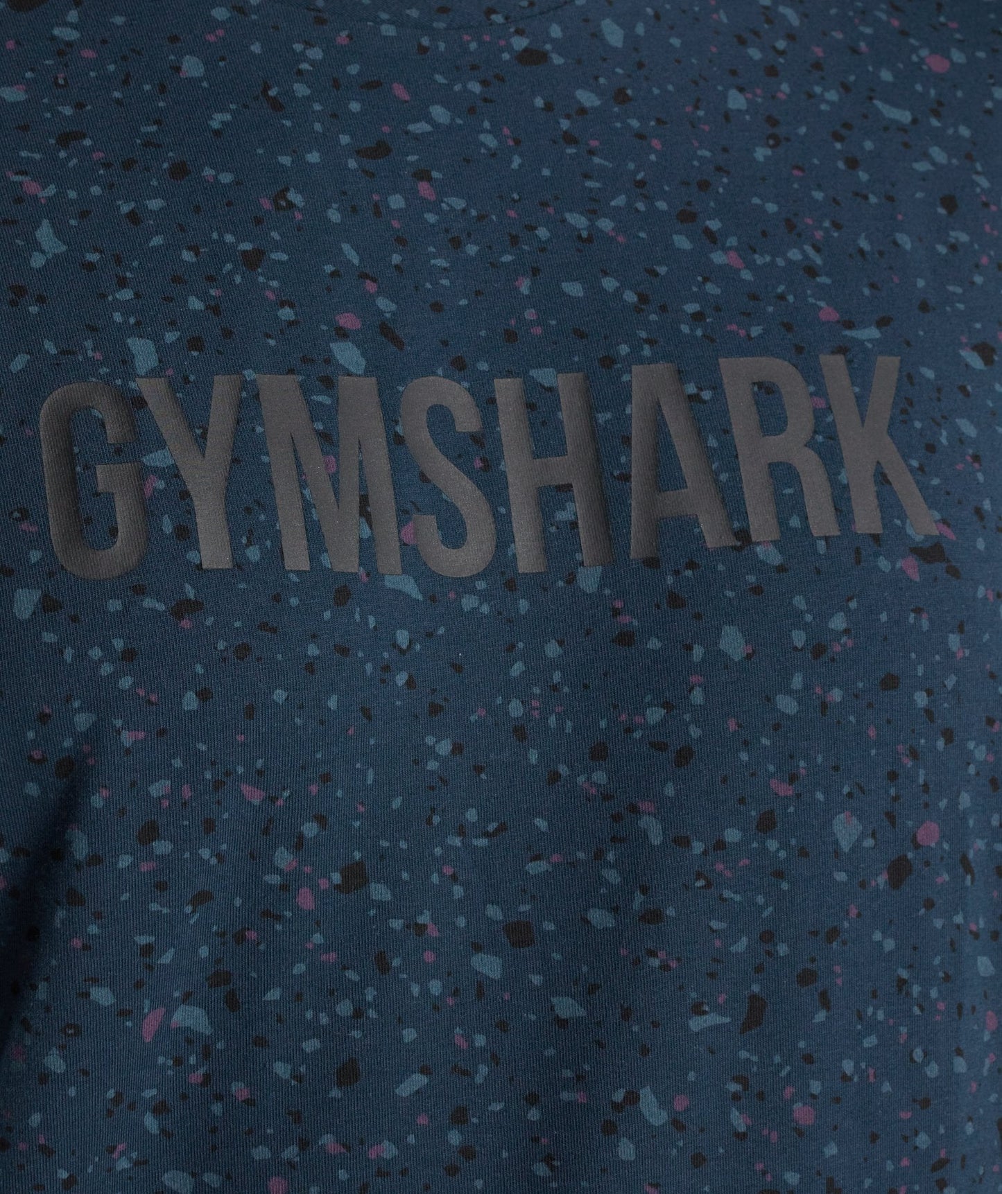 Gymshark Micro Print T-Shirt - Navy Print