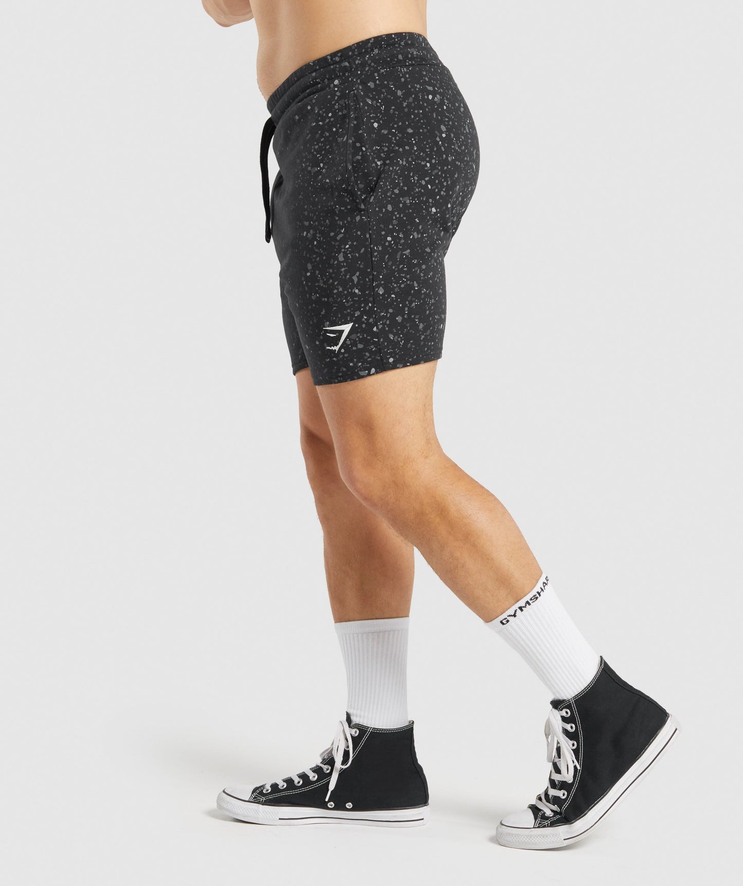 Gymshark Micro Print Shorts - Black