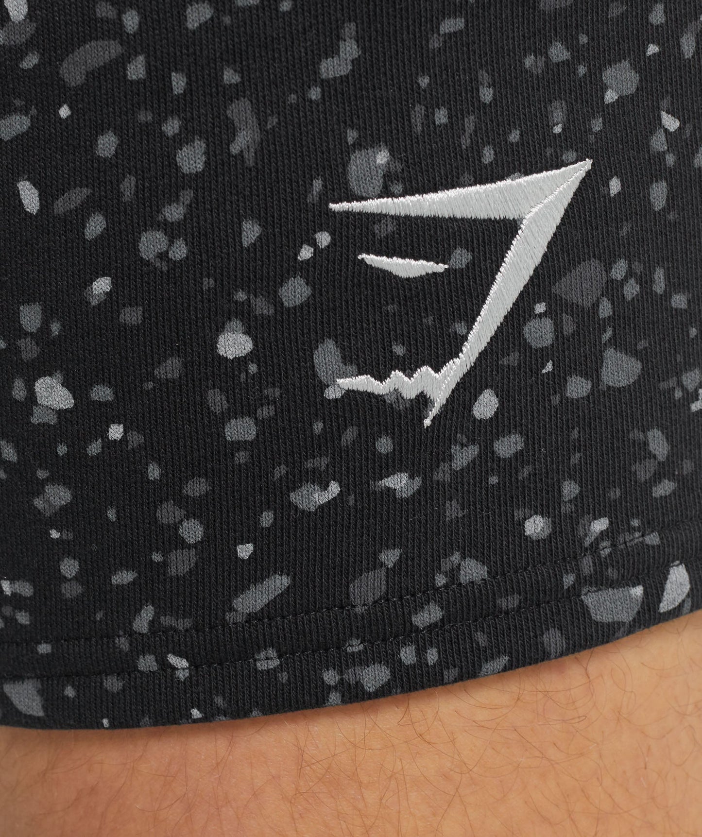 Gymshark Micro Print Shorts - Black